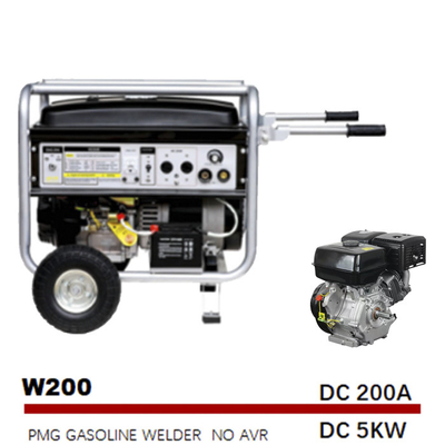 アークの発電機エンジンの主導の溶接工200A 5 KW 14HPの電気開始