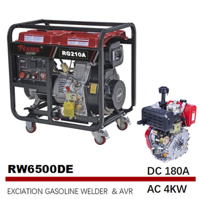 刺激電気開始エンジンの主導の溶接工ディーゼルAC 4kw 180A