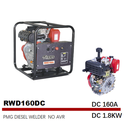 中間周波数DC 1.8kw 3.5Lの単一フェーズのディーゼル発電機