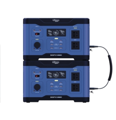 LCDの動的表示と中間PD65W携帯用屋外の動力火車600W