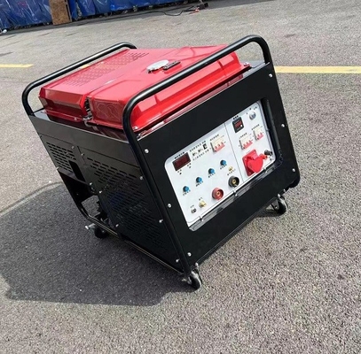 4回の打撃の空気は25Lディーゼル タンクが付いているディーゼル溶接の発電機300Aを冷却した