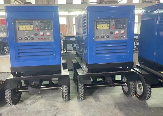 600Aディーゼル溶接工の発電機ターボチャージLCDの制御
