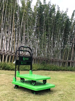 折りたたみ式 SILENT 折りたたみ式プラットフォーム カート トロリー 180/330kg ポリプロピレン デッキ