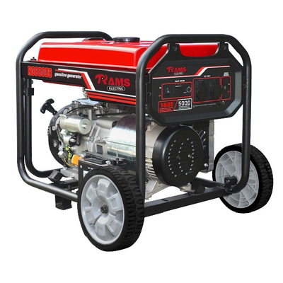 5.0kwパネルBガソリン携帯用電気発電機389ccの変位