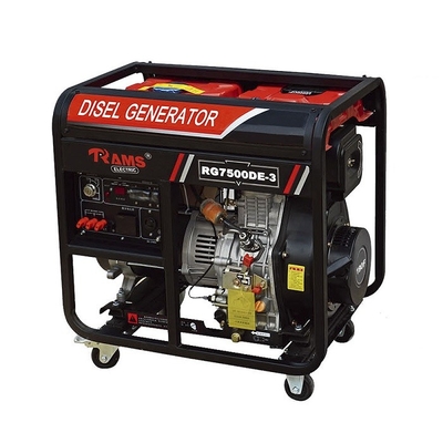 190FD携帯用電気発電機60HZ 6kwディーゼルGenset 120V 220V 240V