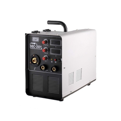 単一の管の携帯用ガスの溶接工の発電機6.4KVA IGBTの溶接機NBC 200Y