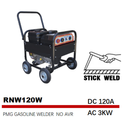 ガソリン式のガソリン式の溶接機AC 3kw 120A PMG