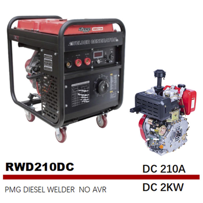 永久マグネット発電機エンジンの主導の溶接工中間周波数DC 2KW 210A