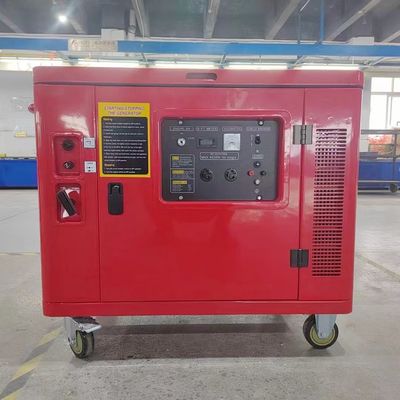 15HPエンジンは健全な証拠のおおいとの携帯用無声ガスの発電機6.5kw 69dbに動力を与えた